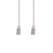 DYNAMIX .75m Cat6 White UTP Patch Lead (T568A Specification) 250MHz 24AWG Slimli