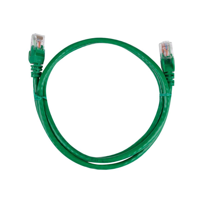 DYNAMIX 1m Cat6 Green UTP Patch Lead (T568A Specification) 250MHz 24AWG