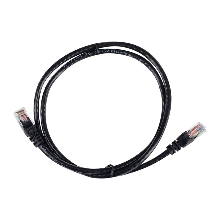 DYNAMIX 20m Cat6 Black UTP Patch Lead (T568A Specification) 250MHz 24AWG Slimlin - LX2001 - Homewares, Outdoor, Phone Accessories, Cases, Speakers, Headphones + More -