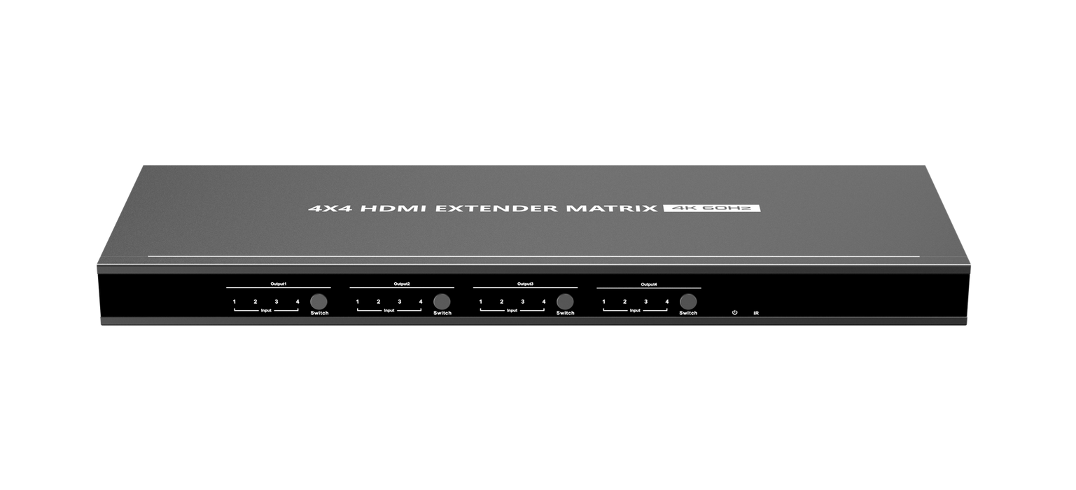 LENKENG 4x4 HDMI Extender Kit Matrix Switch. Includes 1x 4-Port Transmitter & 4x