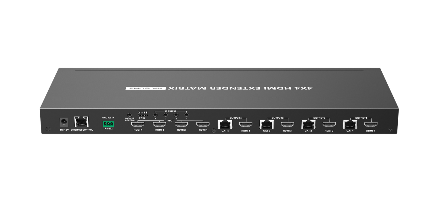 LENKENG 4x4 HDMI Extender Kit Matrix Switch. Includes 1x 4-Port Transmitter & 4x