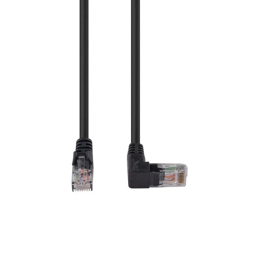 DYNAMIX 1m Cat6 Black UTP Right Angled Patch Lead 250MHz (T568A Specification) 2 - LX2001 - Homewares, Outdoor, Phone Accessories, Cases, Speakers, Headphones + More -