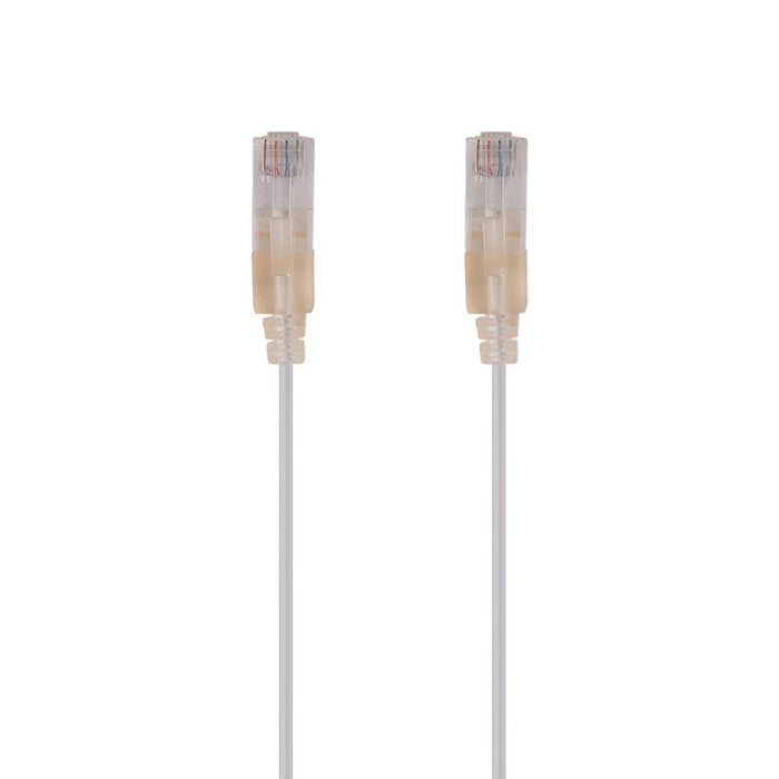 DYNAMIX 0.5m Cat6A 10G White Ultra-Slim Component Level UTP Patch Lead (30AWG) w - LX2001 - Homewares, Outdoor, Phone Accessories, Cases, Speakers, Headphones + More -