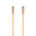 DYNAMIX 0.75m Cat6A 10G Yellow Ultra-Slim Component Level UTP Patch Lead (30AWG) - LX2001 - Homewares, Outdoor, Phone Accessories, Cases, Speakers, Headphones + More -