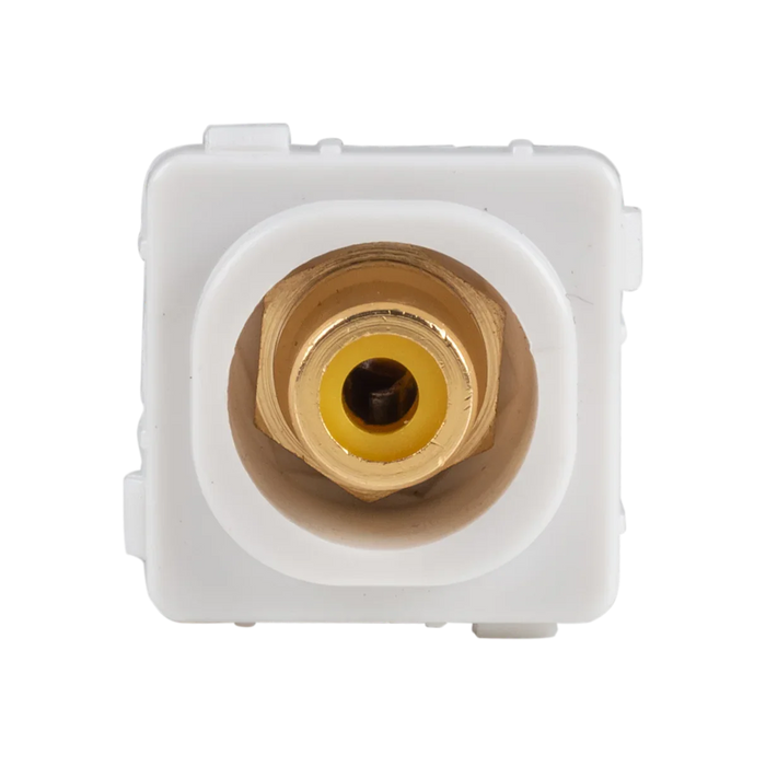 AMDEX Yellow RCA to F Connector. Gold Plated - LX2001 - Homewares, Outdoor, Phone Accessories, Cases, Speakers, Headphones + More -