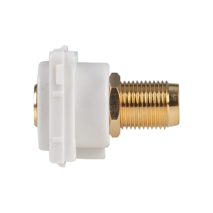 AMDEX Yellow RCA to F Connector. Gold Plated - LX2001 - Homewares, Outdoor, Phone Accessories, Cases, Speakers, Headphones + More -