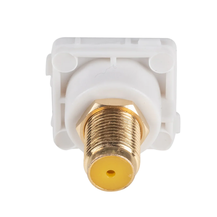 AMDEX Yellow RCA to F Connector. Gold Plated - LX2001 - Homewares, Outdoor, Phone Accessories, Cases, Speakers, Headphones + More -