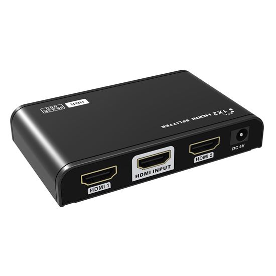 LENKENG 1-In-2-out HDMI Splitter with HDR & EDID. Supports UHD Res up to 4K2K@30