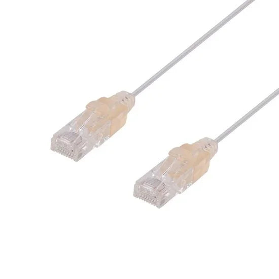 DYNAMIX 1.25m Cat6A 10G White Ultra-Slim Component Level UTP Patch Lead (30AWG) - LX2001 - Homewares, Outdoor, Phone Accessories, Cases, Speakers, Headphones + More -