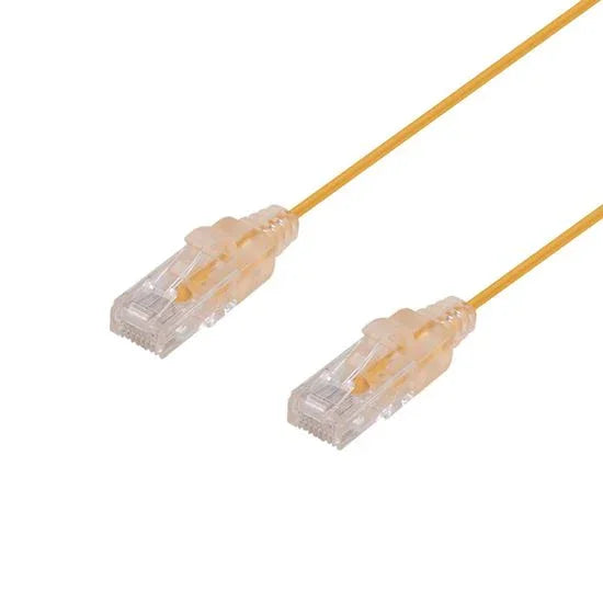 DYNAMIX 1.5m Cat6A 10G Yellow Ultra-Slim Component Level UTP Patch Lead (30AWG) - LX2001 - Homewares, Outdoor, Phone Accessories, Cases, Speakers, Headphones + More -
