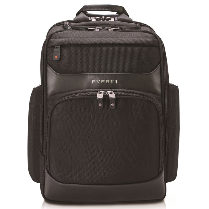 EVERKI Onyx Laptop Backpack with Embroidered Logo. Hard-Shell Quick-Access Sungl