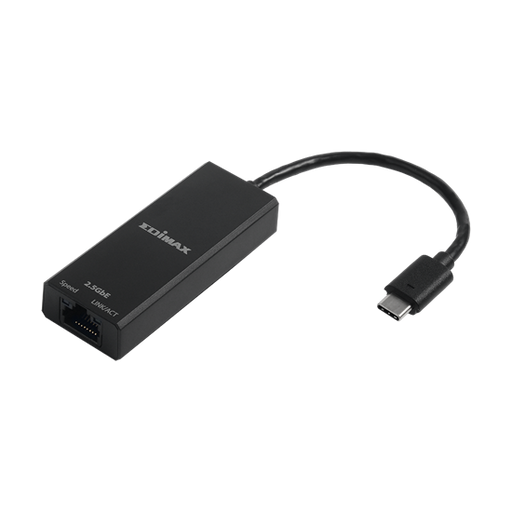EDIMAX USB-C to 2.5 Gigabit Ethernet Adapter. Supports up to 2.5GbE Data Transfe
