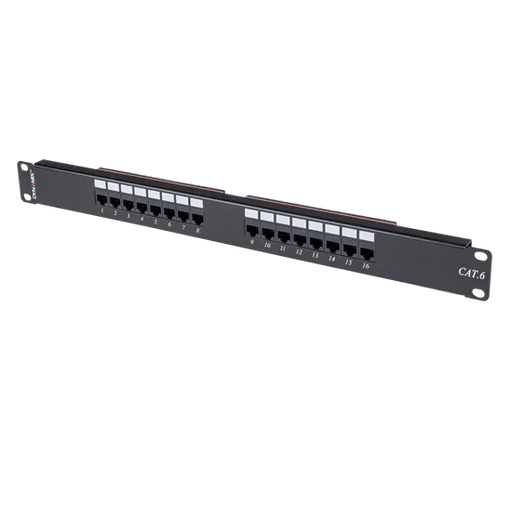 DYNAMIX 16 Port 19'' Cat6 UTP Patch Panel, T568A & T568B Wiring. 1RU. 110x Termi - LX2001 - Homewares, Outdoor, Phone Accessories, Cases, Speakers, Headphones + More -