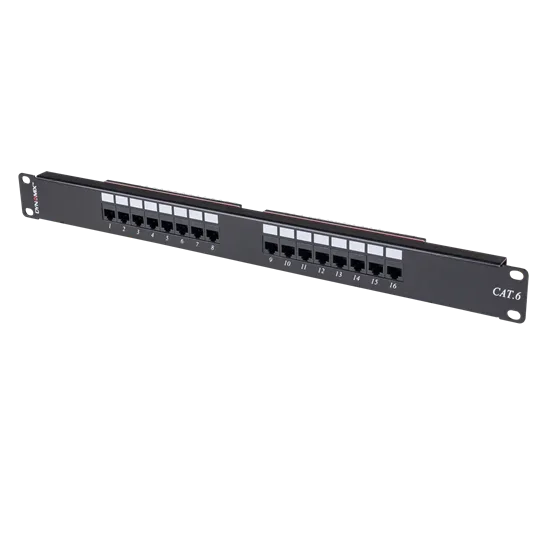 DYNAMIX 16 Port 19'' Cat6 UTP Patch Panel, T568A & T568B Wiring. 1RU. 110x Termi - LX2001 - Homewares, Outdoor, Phone Accessories, Cases, Speakers, Headphones + More -