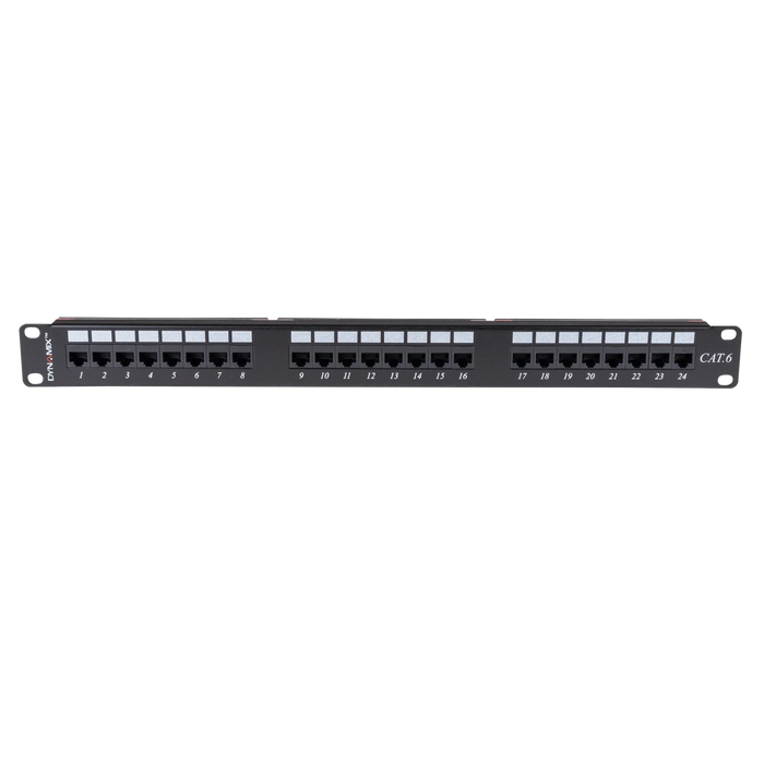 DYNAMIX 24 Port 19'' Cat6 UTP Patch Panel, T568A & T568B Wiring. 1RU. 110x Termi - LX2001 - Homewares, Outdoor, Phone Accessories, Cases, Speakers, Headphones + More -