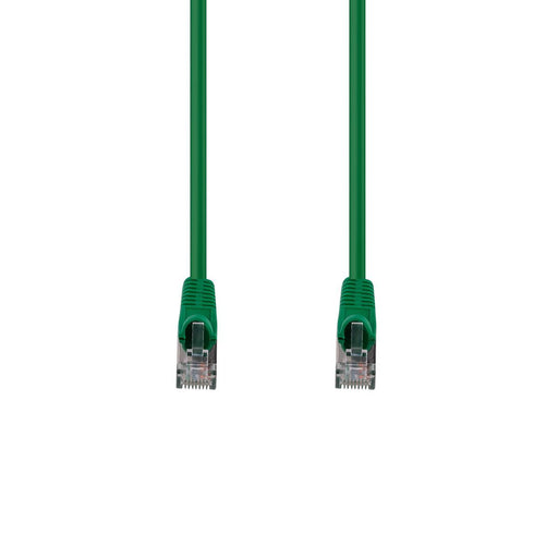 10m Cat6A S/FTP Green Slimline Shielded 10G Patch Lead. 26AWG Cat6 Augmented