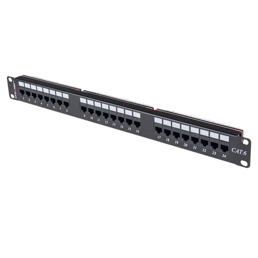 DYNAMIX 24 Port 19'' Cat6 UTP Patch Panel, T568A & T568B Wiring. 1RU. 110x Termi - LX2001 - Homewares, Outdoor, Phone Accessories, Cases, Speakers, Headphones + More -