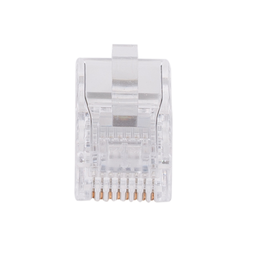 DYNAMIX RJ45 Plug 20pc Bag, 8P8C Modular Plug (Flat, Stranded). 50 micron