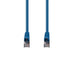 2m Cat6A S/FTP Blue Slimline Shielded 10G Patch Lead. 26AWG Cat6 Augmented