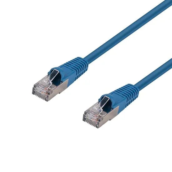 7.5m Cat6A S/FTP Blue Slimline Shielded 10G Patch Lead 26AWG Cat6 Augmented 500 - LX2001 - Homewares, Outdoor, Phone Accessories, Cases, Speakers, Headphones + More -