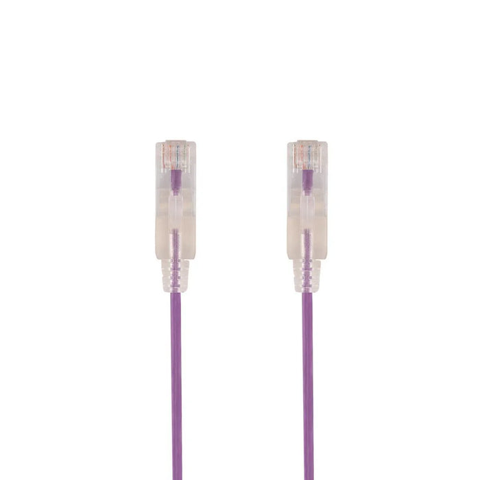 DYNAMIX 0.75m Cat6A 10G Purple Ultra-Slim Component Level UTP Patch Lead (30AWG) - LX2001 - Homewares, Outdoor, Phone Accessories, Cases, Speakers, Headphones + More -