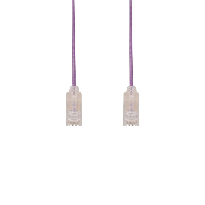 DYNAMIX 1.25m Cat6A 10G Purple Ultra-Slim Component Level UTP Patch Lead (30AWG) - LX2001 - Homewares, Outdoor, Phone Accessories, Cases, Speakers, Headphones + More -