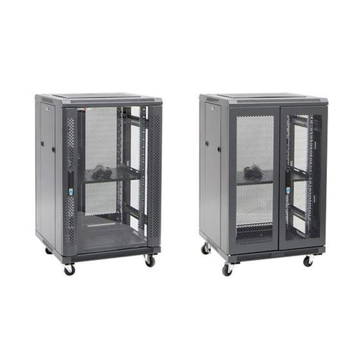 DYNAMIX 18RU Server Cabinet 800mm Deep (600x 800x1008mm) Includes 1x Fixed Shelf