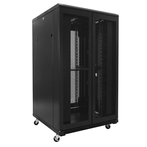 DYNAMIX 27RU Server Cabinet 1000mm Deep (800 x 1000 x 1410mm) Includes 1x Fixed