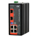 CTC UNION 4 Port Gigabit Unmanaged PoE Switch. -40C ~+75C. 4x 10/100/1000Base-T(