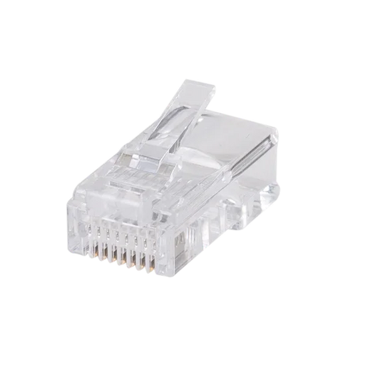 DYNAMIX RJ45 Plug 20pc Bag, 8P8C Modular Plug (Round, Solid). 50 micron - LX2001 - Homewares, Outdoor, Phone Accessories, Cases, Speakers, Headphones + More -