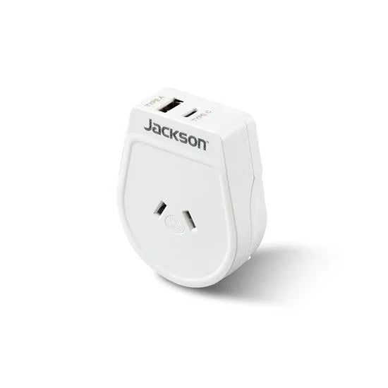 Travel Adaptor USB USB-C Charging Ports NZ/AUS Plugs USA Japan South America - LX2001 - Homewares, Outdoor, Phone Accessories, Cases, Speakers, Headphones + More -