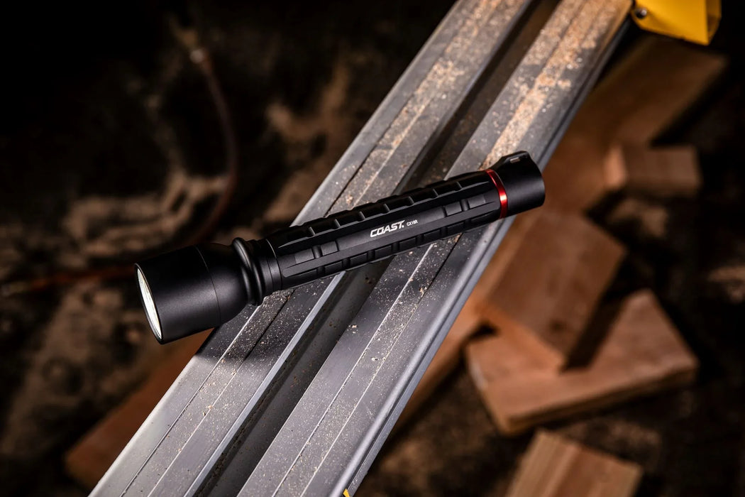 COAST LED Dual-Power Rechargeable Torch with Slide Focus. 3650 Lumens IP54 Water - LX2001 - Homewares, Outdoor, Phone Accessories, Cases, Speakers, Headphones + More -