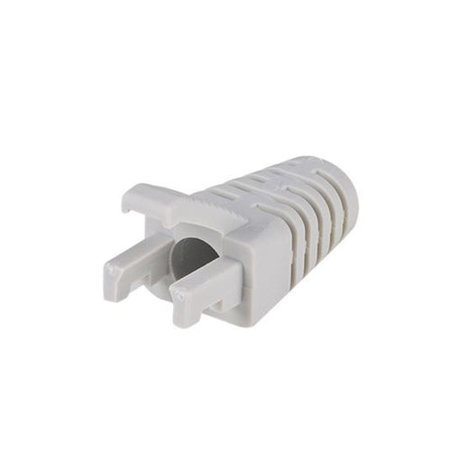 DYNAMIX LITE GREY RJ45 Strain Relief Boot - Slimline with Clip Protector (6.0 mm