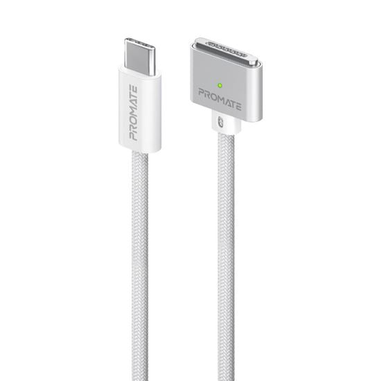 PROMATE 2M 140W USB-C to MagSafe 3 Charging Cable for MacBook. Tangle Free Nylon