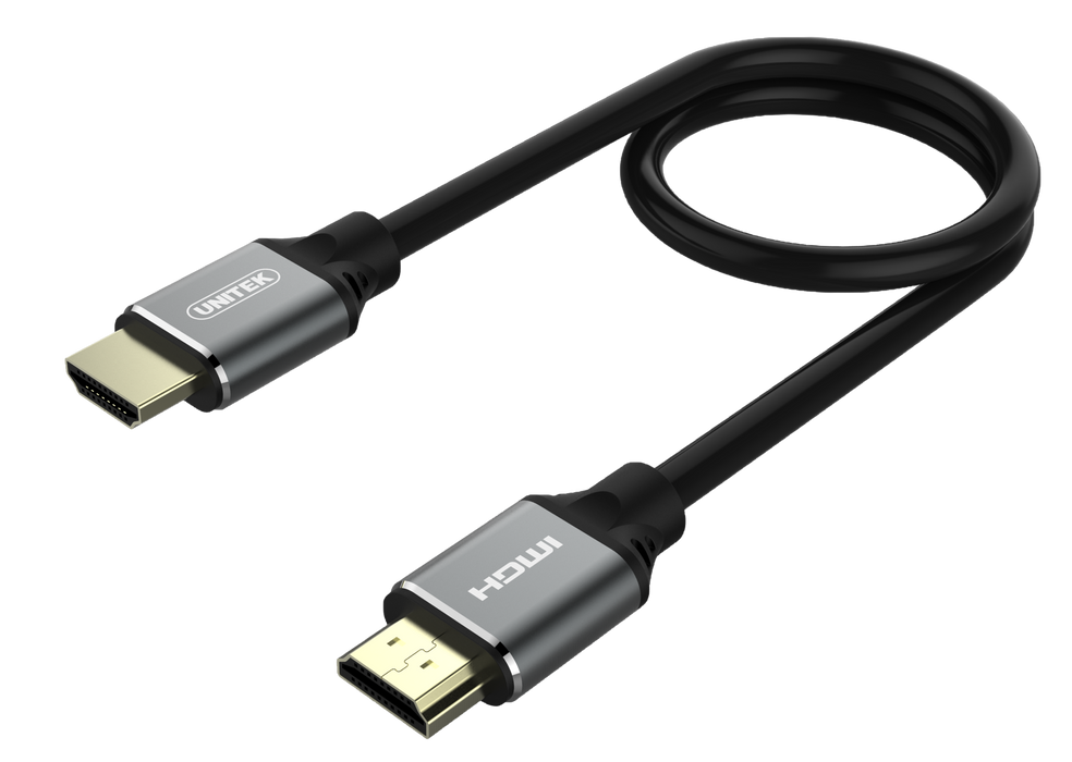 UNITEK 1.5m HDMI 2.1 Full UHD Cable Supports up to 8K. Max. Res 7680x4320@60Hz &