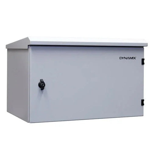 DYNAMIX 6RU Outdoor Wall Mount Cabinet. External Dims 611x425x390. IP65 rated. L - LX2001 - Homewares, Outdoor, Phone Accessories, Cases, Speakers, Headphones + More -