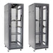 DYNAMIX 37RU Server Cabinet 1000mm Deep (600x1000x1853mm) FLAT PACK. Includes 2x