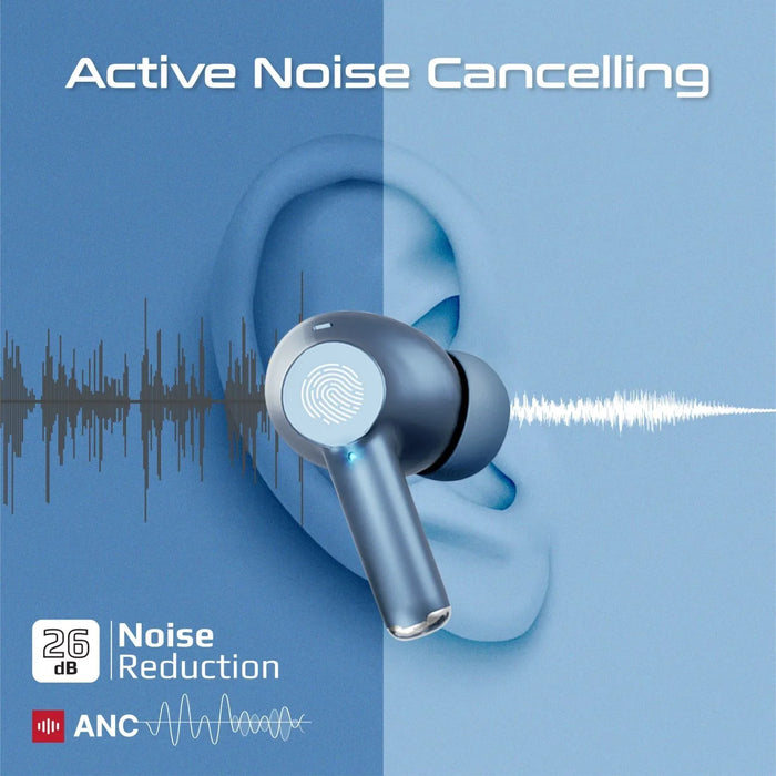 PROMATE In-Ear HD Bluetooth Earbuds with Intellitouch and 400mAh Charging Case. - LX2001 - Homewares, Outdoor, Phone Accessories, Cases, Speakers, Headphones + More -