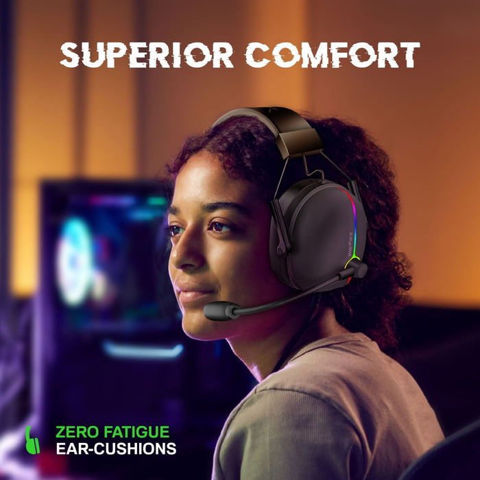 VERTUX Extreme Performance 7.1 Surround Sound Gaming Headset with ENC Microphone