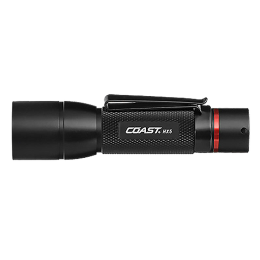 COAST LED High-Power Focusing Torch with Pocket Clip & Slide Focus 360 Lumens, I