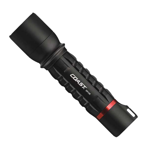 COAST LED Dual-Power Rechargeable Torch with Slide Focus. 2100 Lumens IP54 Water
