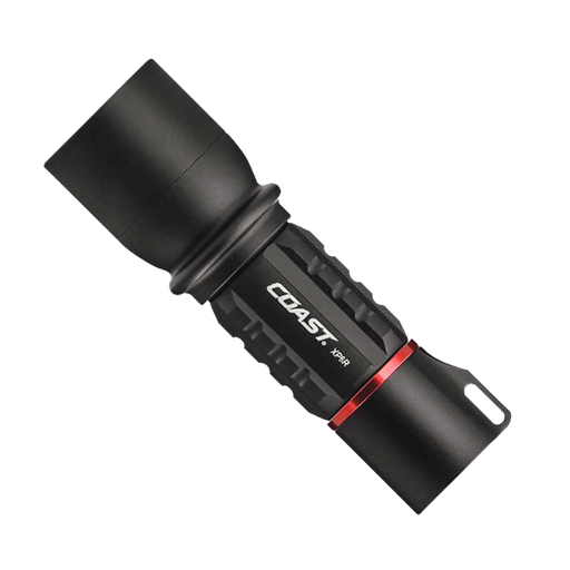 COAST LED Dual-Power Rechargeable Torch with Slide Focus. 400 Lumens IP54 Water