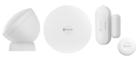 EZVIZ 4-Piece Home Sensor Kit with Instant Mobile Alerts on Detections Easy Set-