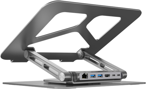 UNITEK Laptop Docking Station Stand with 360 Rotating Base. Inludes 2x USB-A Por