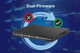 EDIMAX 54-Port Gigabit PoE+ Long Range Web Smart Switch. 48 Gigabit Ethernet PoE