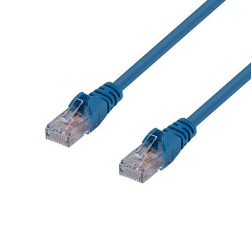 DYNAMIX 1.5m Cat6 Blue UTP Patch Lead (T568A Specification) 250MHz 24AWG Slimlin