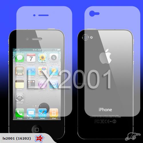 iPhone 4 4S Front + Back Screen Protector / Guard