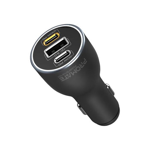 PROMATE 120W PD In-Car Phone, Tablet, Notebook/Macbook Charger. Dual USB-C Ports