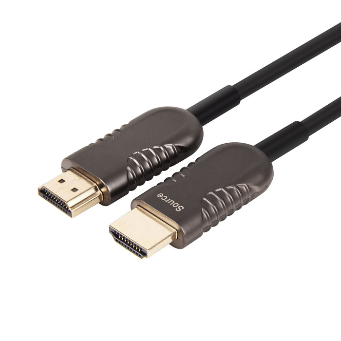 UNITEK 100m UltraPro HDMI 2.0 Fibre Active Optic Cable. OD 4.0mm. Zinc Alloy Con