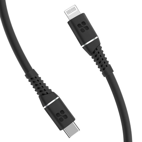 PROMATE 1.2m MFI Certified USB-C to Lightning Data & Charge Cable. Data Transfer
